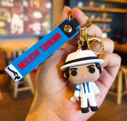 King of Pop Keychain