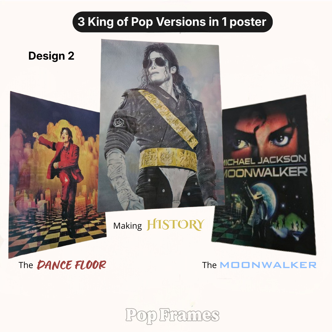 3D King of Pop Poster