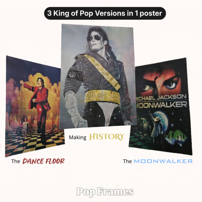 3D King of Pop Poster